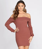 Feelin' Sweet Off Shoulder Sweater Dress