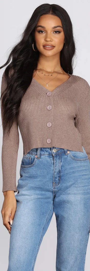 Eternal Cropped Cardigan