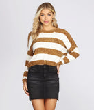 Stay Striped Chenille Sweater