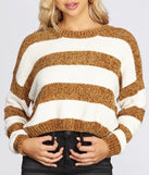 Stay Striped Chenille Sweater