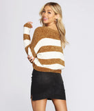Stay Striped Chenille Sweater