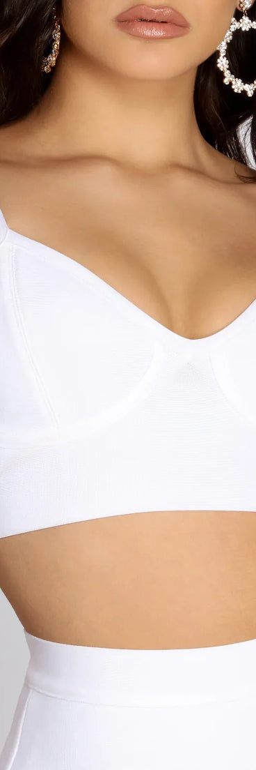 Bandage Bustier Crop Top