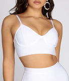 Bandage Bustier Crop Top