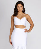 Bandage Bustier Crop Top