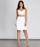 Bandage Bustier Crop Top