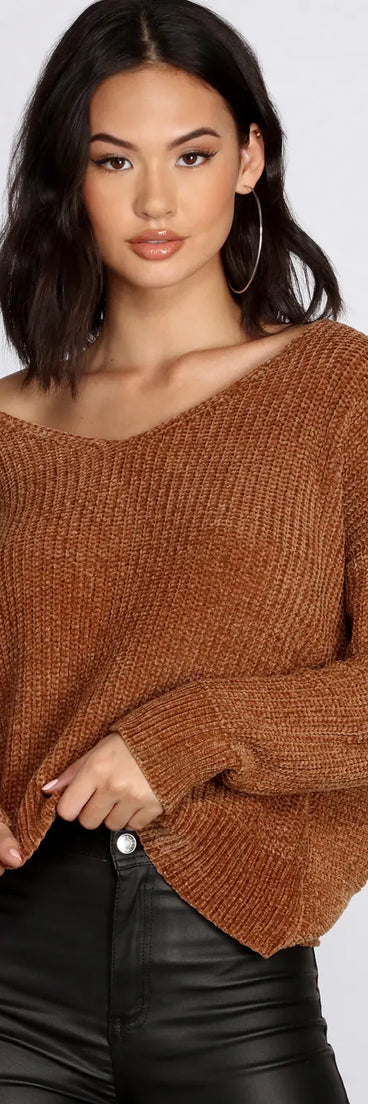 Ready To Chill Chenille Sweater