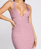 Trumpet Hem Bandage Dress