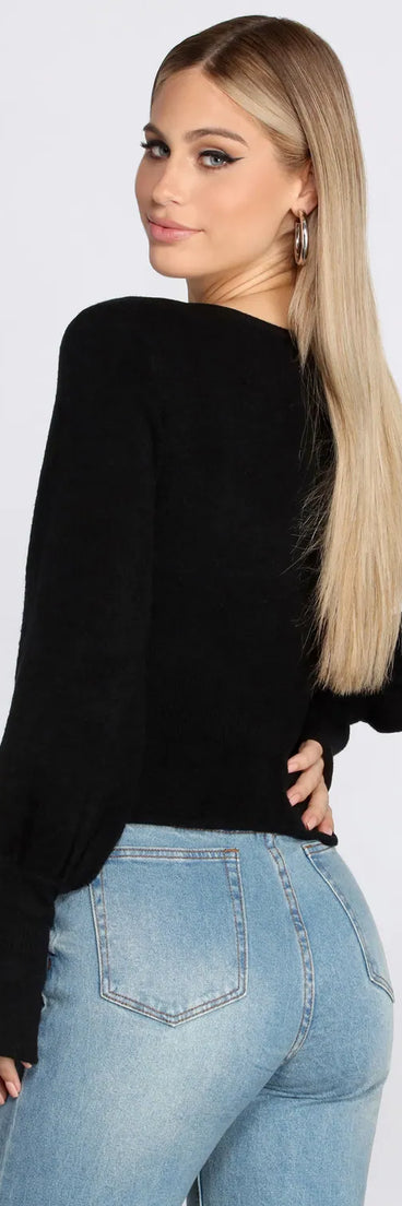 Chic Cozy Peplum Sweater