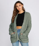 Fuzzy Popcorn Cardigan
