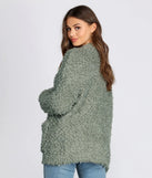 Fuzzy Popcorn Cardigan