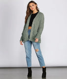 Fuzzy Popcorn Cardigan