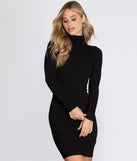 Chic Turtleneck Sweater Dress