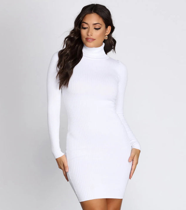 Chic Turtleneck Sweater Dress | Windsor Chic Turtleneck Sweater Dress | Windsor