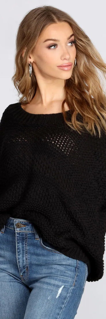 Comfy Cable Knit Sweater