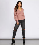 Kimono Sleeve Peplum Top