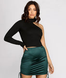 Sassy Stunner One Shoulder Top