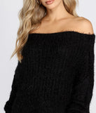 Knit Off The Shoulder Sweater