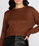 Basically Cute Cropped Sweater