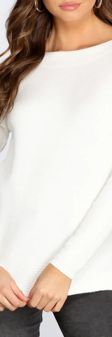 Classic Chic Dolman Sleeve Sweater