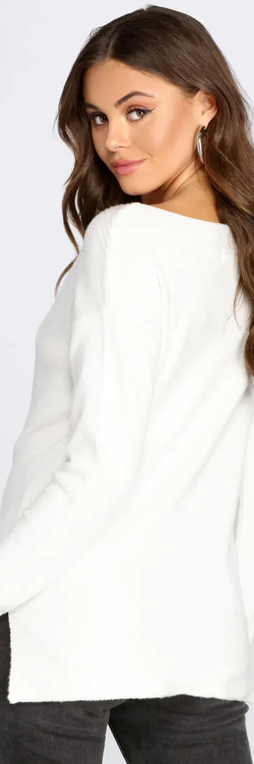 Classic Chic Dolman Sleeve Sweater