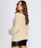 Off The Shoulder Cozy Knit Sweater