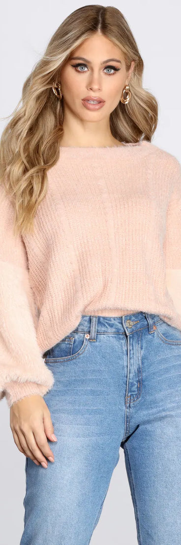 Soft Spot Boat Neck Sweater