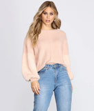 Soft Spot Boat Neck Sweater