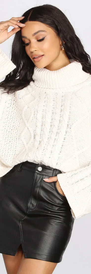 All Up In Knit Sweater