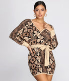 Snake You Out Sweater Dress