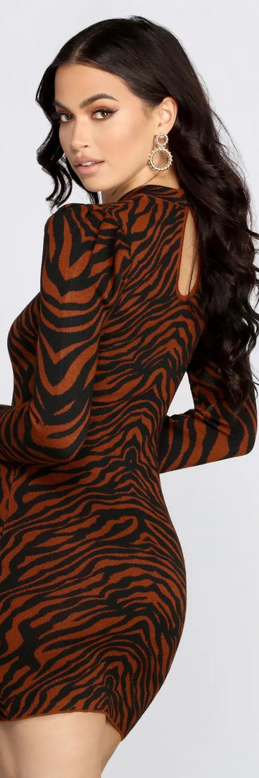 Stripe A Pose Sweater Dress