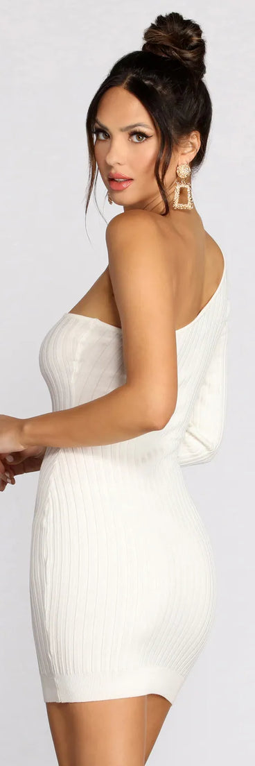 The One For You Mini Sweater Dress