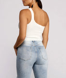 One Shoulder Wonder Crop Top