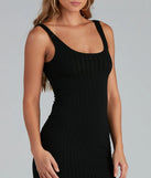 Allure Them All Scoop Neck Tank Midi Dress