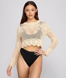 Flawlessly Fab Crochet Crop Top