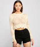 Flawlessly Fab Crochet Crop Top