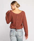 Always Cozy Cable Knit Lattice Sweater