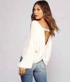 Cozy On Up Knot Back Sweater
