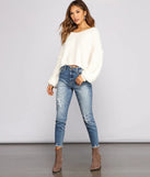 Cozy On Up Knot Back Sweater