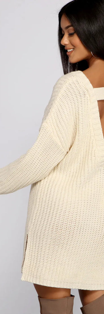 Cozy Knit Long Sleeve Tunic