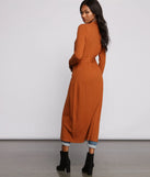 So Chic Tie Waist Duster