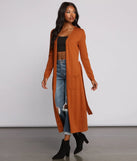 So Chic Tie Waist Duster