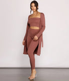 Keeping Knit Casual Crop Tube Top