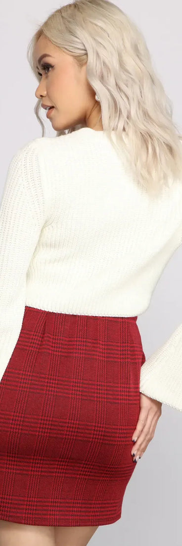 Feeling Good Bell Sleeve Crop Top