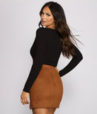 Layer Up Basic Ribbed Knit Bodysuit