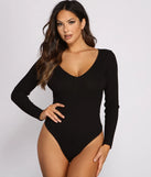 Layer Up Basic Ribbed Knit Bodysuit