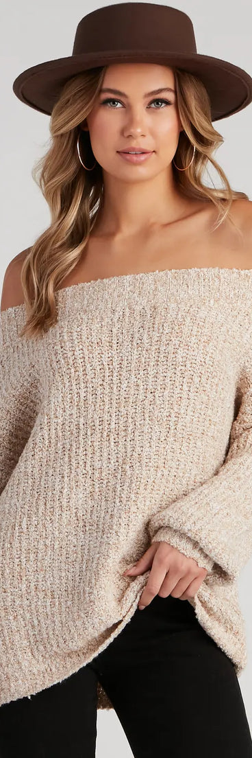 So Cozy Off-The-Shoulder Sweater