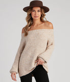 So Cozy Off-The-Shoulder Sweater