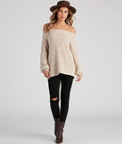 So Cozy Off-The-Shoulder Sweater