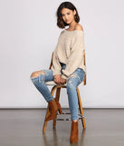 So Cozy Off-The-Shoulder Sweater