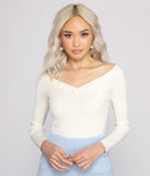 Basic Must-Have Ribbed Knit Bodysuit